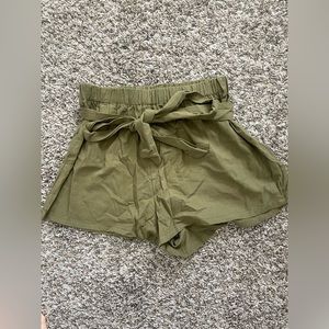 Shein shorts with tie